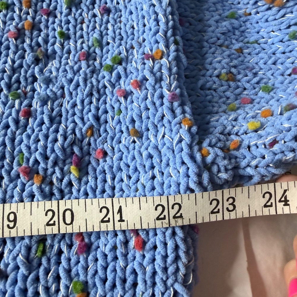 Women's Altar'd State Blue Cardigan Lightweight Knit Sweater Size Medium - Picture 9 of 9